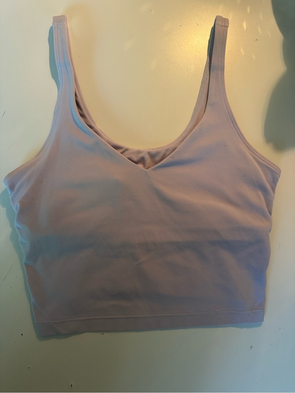 Lululemon lavender cropped align tank